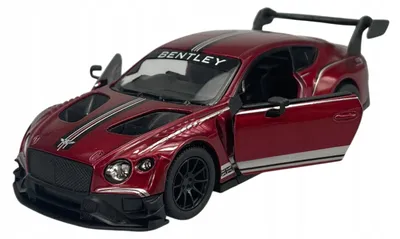 Obrázok produktu pre Kinsmart BENTLEY CONTINENTAL GT3 ČERVENÝ Kovový model 1:38