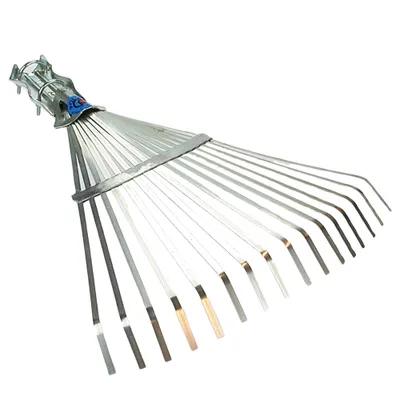 Produktbild von Polar 30 Stück 2504 verzinkter Laubbesen Fächerbesen Rasenbesen 35cm