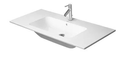 Immagine prodotto di Duravit ME by Starck lavabo pour meuble, avec trop-plein, sans trou pour robinetterie, avec plage de robinetterie, 1030mm, 2336103260, 2336103260