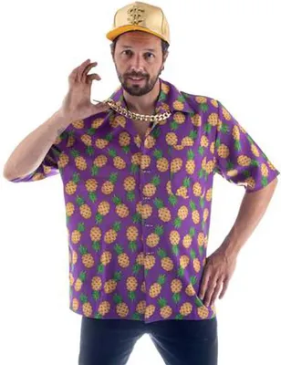 Produktbild von Hawaiihemd Ananas 56-58