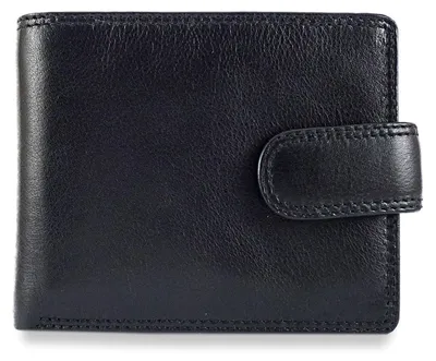 Obrázek produktu pro Visconti pánská peněženka z přírodní kůže černá RFID 11x9 cm