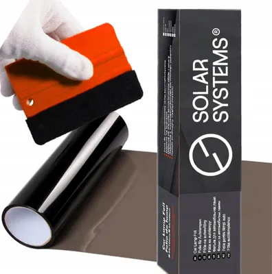 Produktbild von Solar Systems | Folie zum Abdunkeln - 30x200 cm - Schwarz - Selbstklebend - Wetterfest - Schutzfunktion
