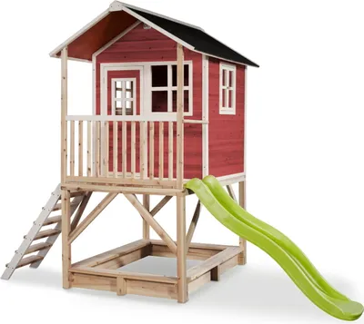 Produktbild von EXIT Loft 500 Holzspielhaus - rot