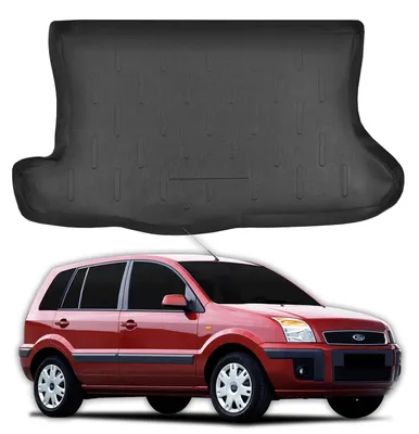 Image de Tapis De Coffre Sur Mesure Pour Ford Fusion 2002-2012, Noir, Antidérapant, Bord Haut, Toutes Saisons