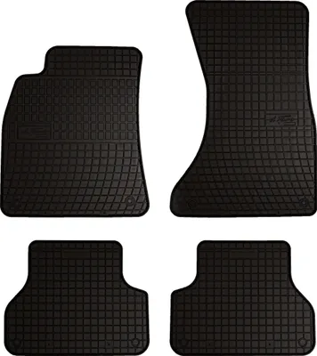 Image de Tapis de sol voiture en caoutchouc pour Audi A5 F53 (2016-, coupé) Noir, lot de 4 pièces, fixations