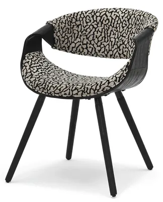Obrázek produktu pro Designová jídelní židle SAROLTA - béžová / černá