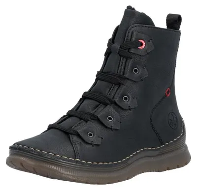Zdjęcie produktu dla Sznurowane, wciągane i zapinane buty Rieker w kolorze czarnym, rozmiar 37