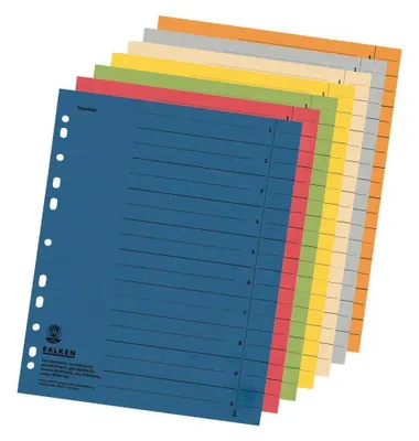 Obrázok produktu pre FALKEN 80001696 Trennblatt,230 G,100St. grau