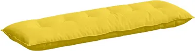 Produktbild von vidaXL Rückenkissen Helles Gelb 160 x 19 x 50 cm Stoff