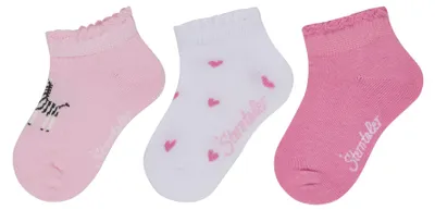 Produktbild von Sterntaler Sneaker Socken 3er-Pack Zebra