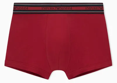 Zdjęcie produktu dla Spodnie męskie Emporio Armani, model Strukturierte, elastyczne, kolor czerwony, rozmiar XL, czerwone, XL