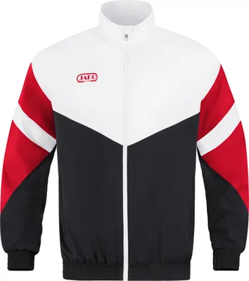 Produktbild von Jako Retro Präsentationsjacke Herren - Schwarz / Weiß / Rot