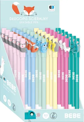 Image de InterDRUK Crayon effaçable BEBE 0,5mm 6x assorti