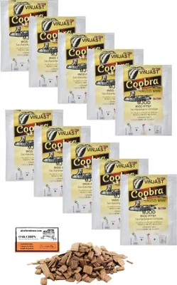 Produktbild von 10 x Trocken Methefe 10g/25L + Eichenholzchips, Honigwein Hefe Coobra, Weinhefe