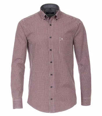 Produktbild von CASAMODA - Herren Hemd Langarm Causal Fit (403484002), Größe: L, Farbe: Rot