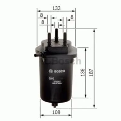 Produktbild von Bosch Kraftstofffilter  F 026 402 090