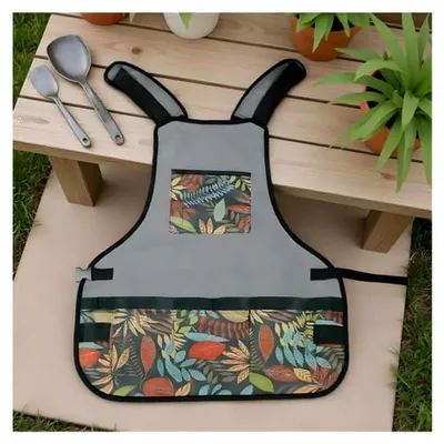 Produktbild von Gartenschürze mit Taschen, verstellbar und leicht für verschiedene Anwendungen