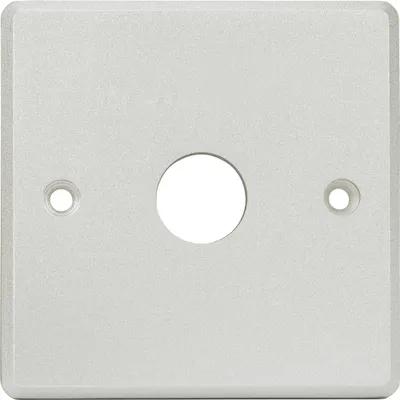Produktbild von Blanko Aluminium Klingelblende 86 x 86 mm