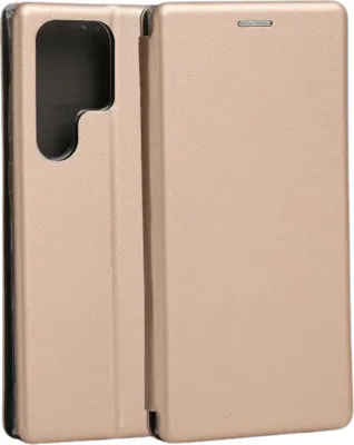 Produktbild von Beline Etui Buch Magnetisch Samsung S23 Ultra S918 Złoty/Gold
