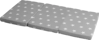 Image de roba Matelas pliant de voyage pour enfants Little Stars 60 x 120 cm, gris
