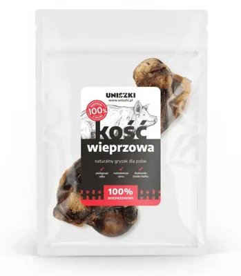Produktbild von UNISZKI Schweineknochen - Leckerli für Hunde - 1 Stück