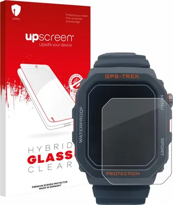 Produktbild von upscreen Schutzglas für Banlvs Smartwatch 1.73" Schutzfolie Panzer Folie Glas Display Schutz klar