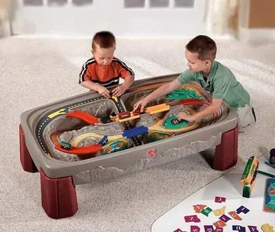 Zdjęcie produktu dla Step2 Deluxe Canyon Road Train & Track Table, 3 lat(a), Plastik, 9,7 kg, Wielobarwny