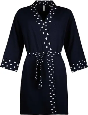 Produktbild von Kurze Pyjamahose, Marke Badjas, Modell Nop, Farbe Blau, Größe XL