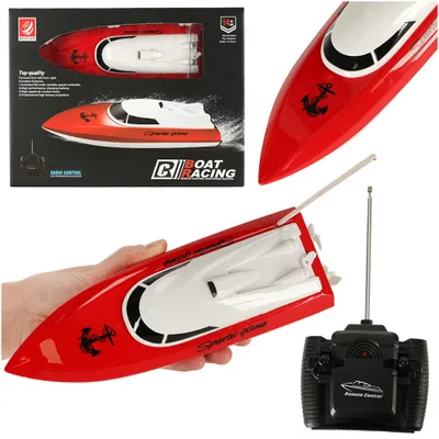 Obrázok produktu pre RC loď na diaľkové ovládanie 4CH mini CP802 červená
