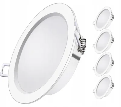 Obrázok produktu pre Zapustený LED stropný reflektor 14W 3000K biely 4 ks