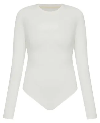 Produktbild von Guess - "Jeans" Bodysuit für Damen, Schmal, Langärmlig NA881 (XXL) (Cremeweiß)