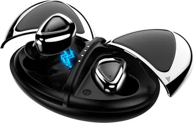 Image de Ecouteurs sans fil Bluetooth 5.0, suppression du bruit Véritable écouteur sans fil 20H d'autonomie, son stéréo 3D Casque d'écoute sans fil Bluetooth - Noir