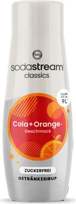 Produktbild von Syrop do napojów SodaStream Cola o smaku pomarańczowym bez cukru 440ml