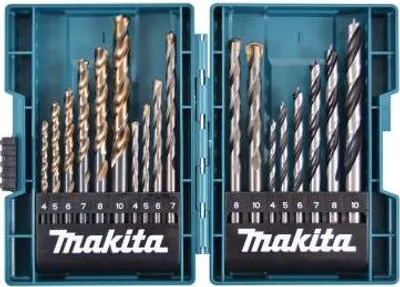 Produktbild von Makita Bohrersatz - 18 Stücke - 5 mm, 6 mm, 7 mm, 8 mm, 10 mm, 4 mm