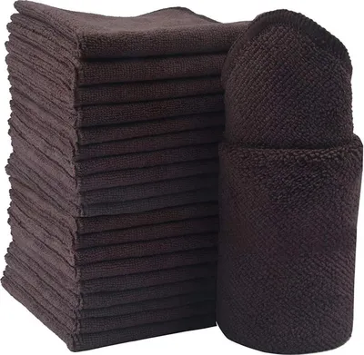 Produktbild von Mikrofasertücher super saugfähig 20er Pack 30x30cm Braun