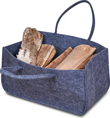 Produktbild von Filz Tasche 50x25x25cm Kaminholztasche Stofftasche Aufbewahrung Feuerholz Kamin