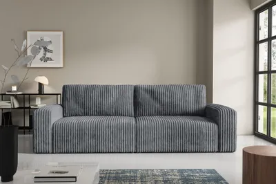 Produktbild von Sofa 3-Sitzer mit Schlaffunktion NATALIA in Stoff Tilia Grau