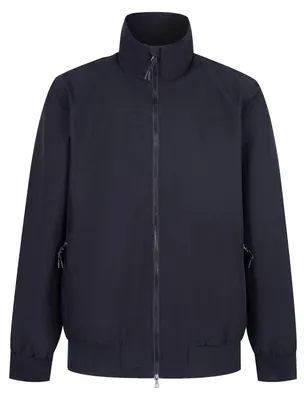 Produktbild von Blue Wave Herren Funktionsblouson Malte mit Kapuze und Kragen - Modische Funktionsjacke mit Innenfutter in Schwarz Größe 4XL