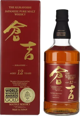 Produktbild von Matsui Whisky THE KURAYOSHI 12 Years Old Pure Malt Whisky 43% Vol. 0,7l in Geschenkbox