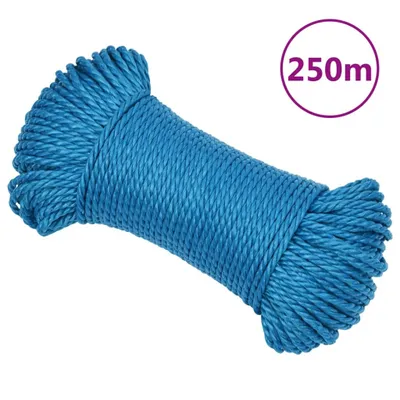 Immagine prodotto di Vidaxl Fune di lavoro 3 mm 250 m Polipropenblau