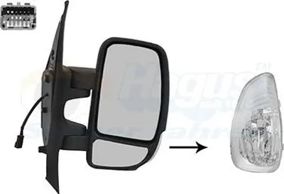 Obrázok produktu pre Vonkajšie Zrkadlo Nissan Nv400, Renault Master Iii, Opel Movano B 02.10- Pr