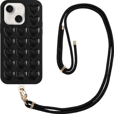 Produktbild von Heartbreaker Black Cord Hülle  - Kompatibel mit iPhone 14