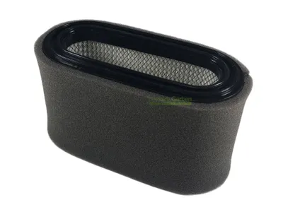 A product shot of an air filter on a white background.