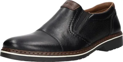 Produktbild von Rieker Herren-Slipper Schwarz-Kastanien-Braun, Farbe:schwarz, EU Größe:42