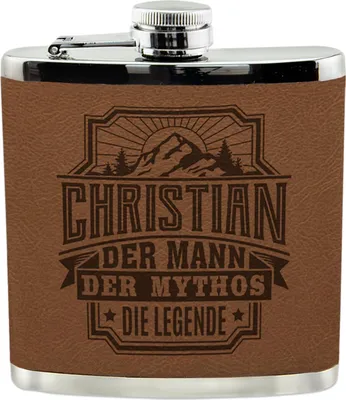 Produktbild von Echter Kerl Flachmann Christian