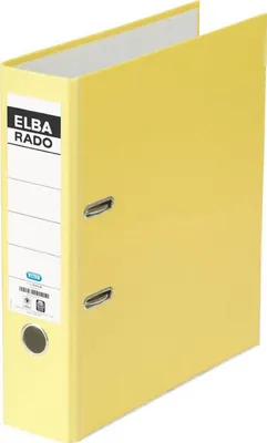 Produktbild von ELBA Ordner Rado brillant 100022613 breit gelb