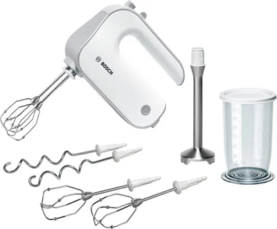 Produktbild von Bosch MFQ4075DE HandrÃ1/4hrgerät Set Weiß/Silber