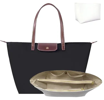 Imagen del producto de Organizador de cartera Solidchoice con múltiples compartimentos para bolso, en color blanco