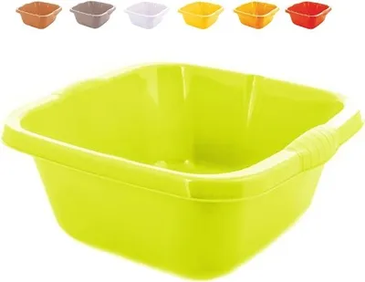 Zdjęcie produktu dla Zlewozmywak plastikowy 9L 34x32,1x14,6cm KVADRO - mix wariantów lub kolorów