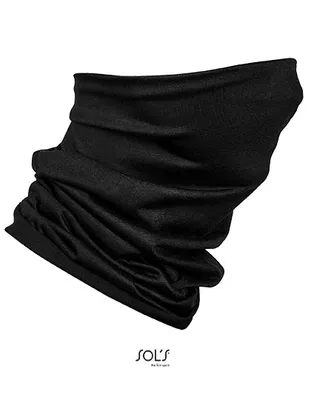 Immagine prodotto di SOLs 03094 | Scaldacollo multifunzionale Bolt - Colore: Nero - Dimensioni: 25 x 50 cm
